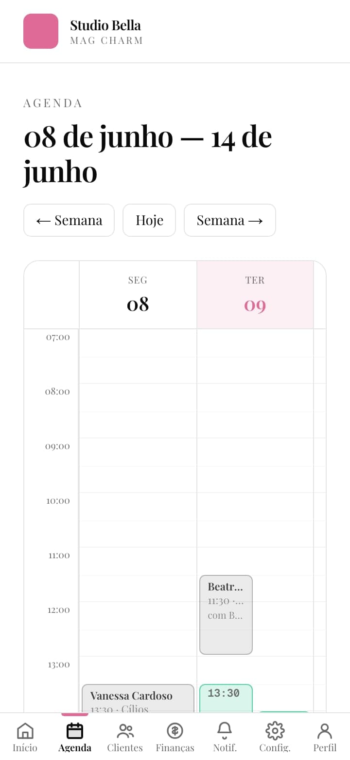 Agenda semanal