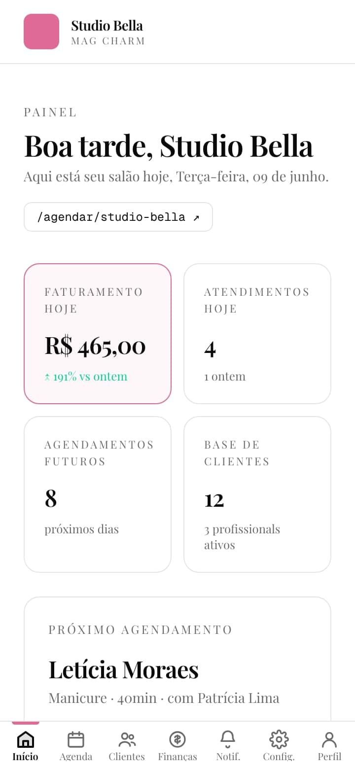 Painel do salão