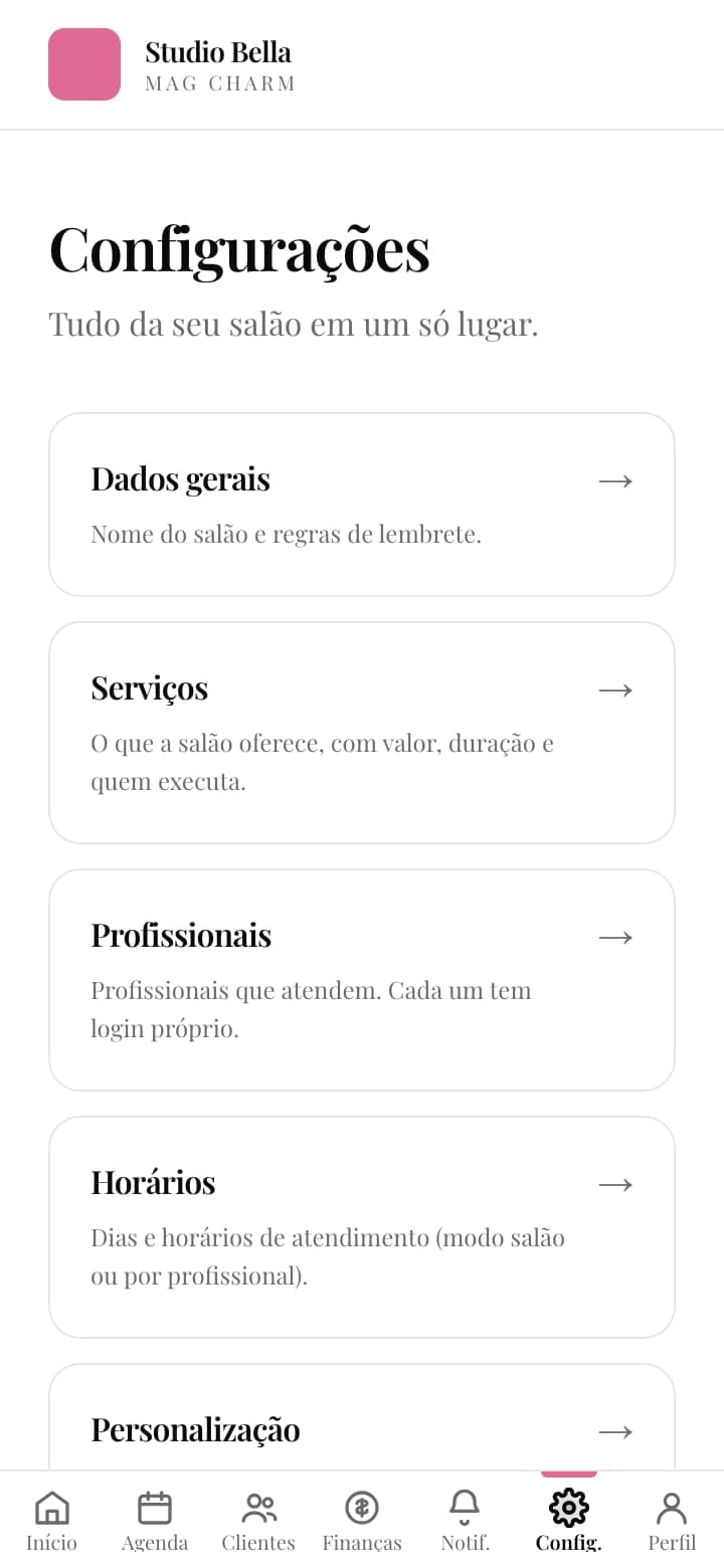 Personalização